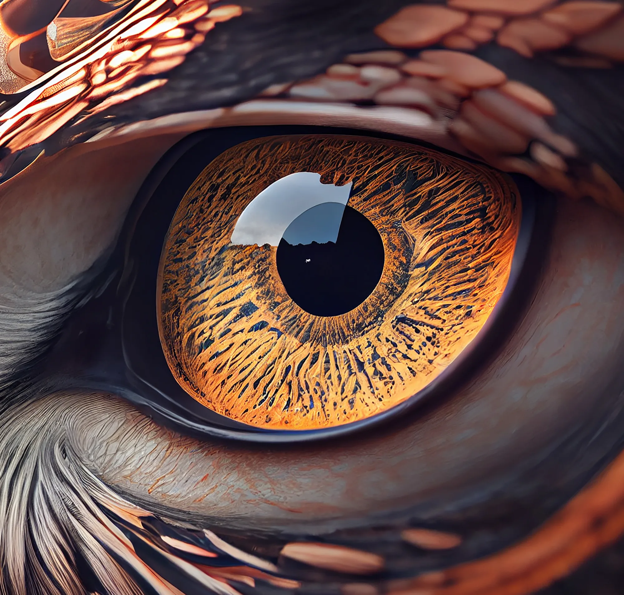 Staring of eye image 2